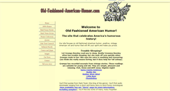 Desktop Screenshot of oldfashionedamericanhumor.com